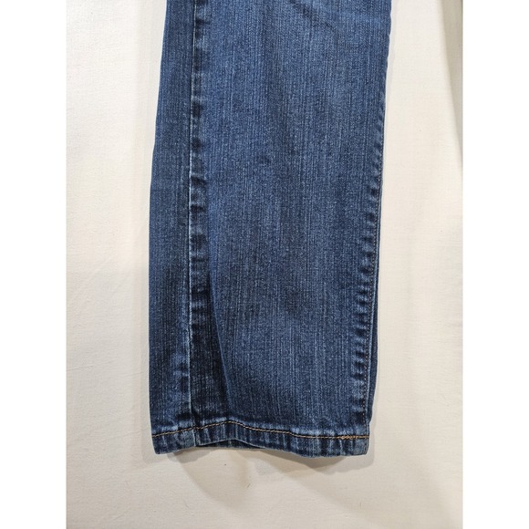 Lane Bryant Womens Jeans Size 16 Petite Simply Straight Mid Rise Medium Wash - Picture 2 of 16